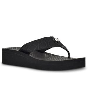 Calvin Klein Meena Wedge Sandal - Black