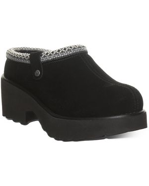 BEARPAW Haven Platform Clog - Black
