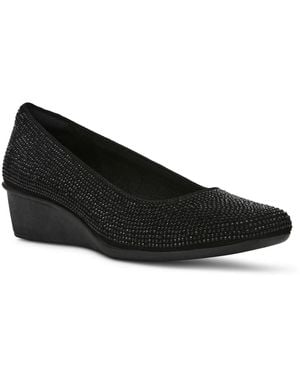 Anne Klein Wisher Wedge Pump - Black