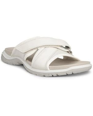 Ecco Offroad Roam Slide Sandal - White
