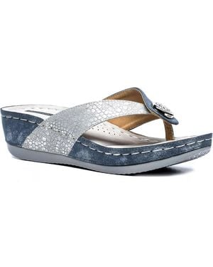 Good Choice Dafni Wedge Sandal - Blue