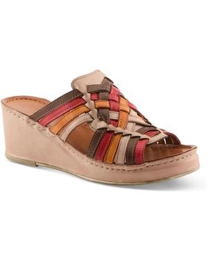 Spring Step Nokiah Wedge Sandal - Multicolor