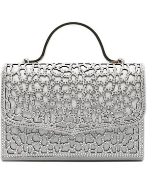 Lady Couture Donna Mini Satchel - Gray