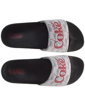 Coca Cola Cocacola Diet Coke Slide Sandal - Black