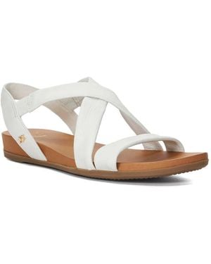Dune Landies Sandal - White