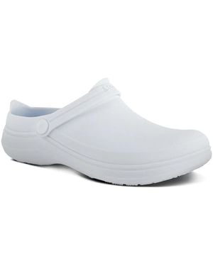 Spring Step Avery Clog - White