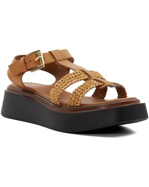 Dune Lyons Sandal - Brown