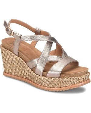Söfft Devyn Wedge Sandal - Metallic