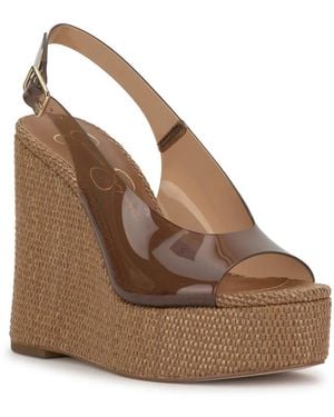 Jessica Simpson Kaliese Wedge Sandal - Brown