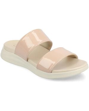 Journee Collection Janis Wedge Sandal - Black