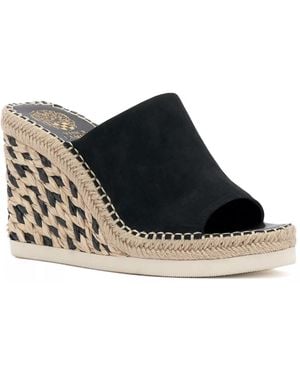 Vince Camuto Brissia Wedge Sandal - Black