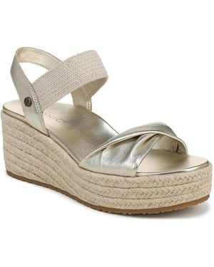 Vionic Darla Espadrille Wedge Sandal - Metallic