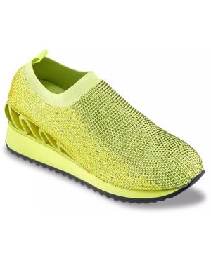 Lady Couture Bella Wedge Sneaker - Yellow