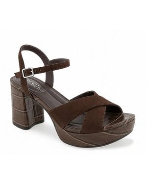 Kenneth Cole Reeva Platform Sandal - Brown