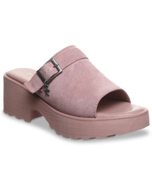 BEARPAW Frances Platform Sandal - Pink