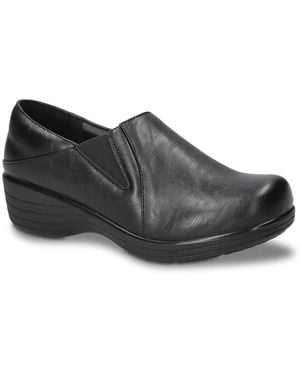 Easy Works by Easy Street Domino Clog - Black
