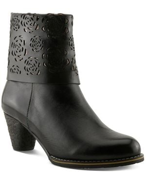 L'ARTISTE Kiss Of A Rose Bootie - Black