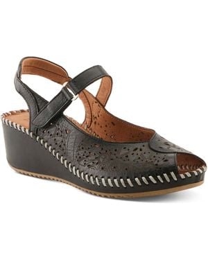 Spring Step Swansea Sandal - Black