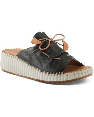 Spring Step Nevelle Wedge Sandal - Black