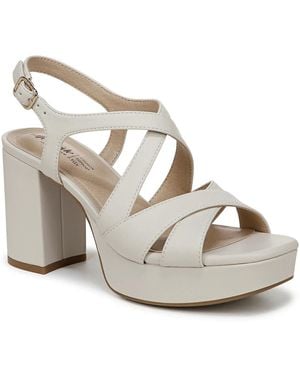 LifeStride Adrianna Platform Sandal - White