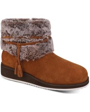 Mykos Bailee Wedge Bootie - Brown