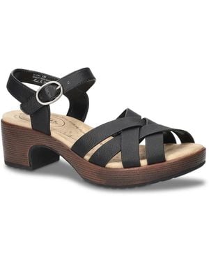 Easy Works by Easy Street Miyah Sandal - Black