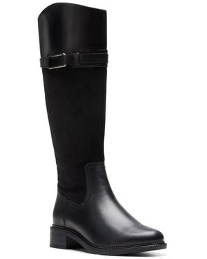 Clarks Maye Carly Boot - Black