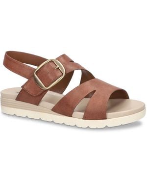 Easy Street Daydream Wedge Sandal - Brown