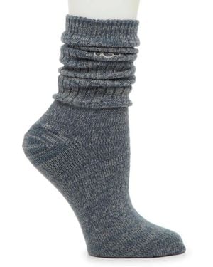UGG Trey Rib Knit Crew Socks - Black