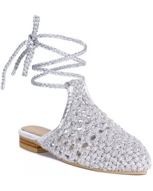 Rag & Co Bartsi Mule - White
