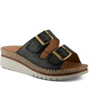 Spring Step Minisia Wedge Sandal - Black