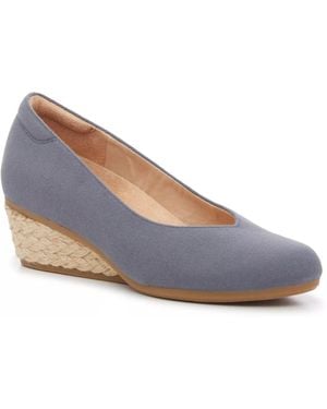 Dr. Scholls Be Ready Wedge Pump - Blue