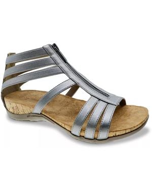 BEARPAW Wide Width Layla Ii Sandal - Metallic