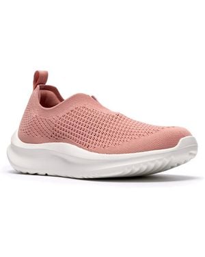 Clarks Solevana Knit Slipon Sneaker - Red