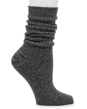 UGG Trey Rib Knit Crew Socks - Black