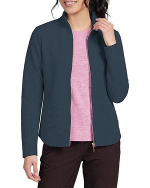 Skechers The Hoodless Hoodie Go Walk Shine Jacket - Blue
