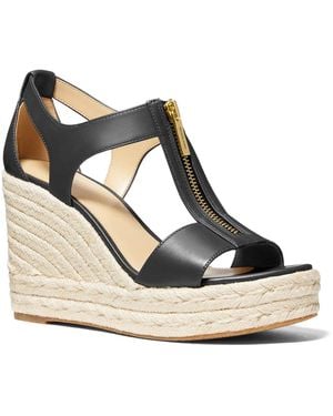MICHAEL Michael Kors Berkley Wedge Sandal - Black