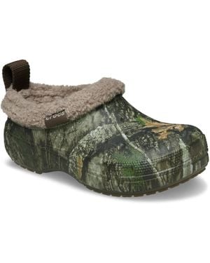 Crocs™ Realtree Apx Classic Lined Shorty Clog - Green