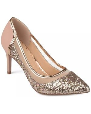 Journee Collection Kalani Pump - Metallic