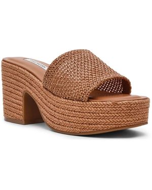 Steve Madden Trippy Espadrille Platform Sandal - Brown