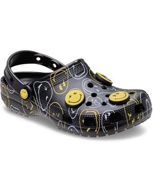 Crocs™ Smiley Classic Clog - Black