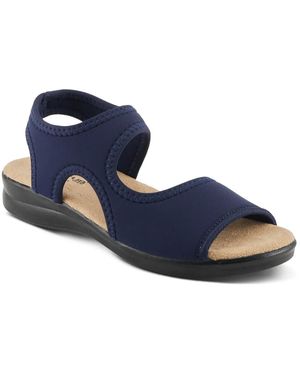Flexus by Spring Step Marya Wedge Sandal - Blue