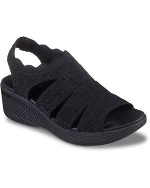 Skechers Wide Width Pierlite Memory Maker 2 Sandal - Blue