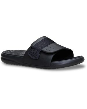 Hey Dude Men\'s Wave Black  Slide Sandals HEYDUDE Men Wave Slide , Black, 10 : Target main image 3