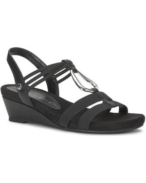 Kelly & Katie Valma Wedge Sandal - Black
