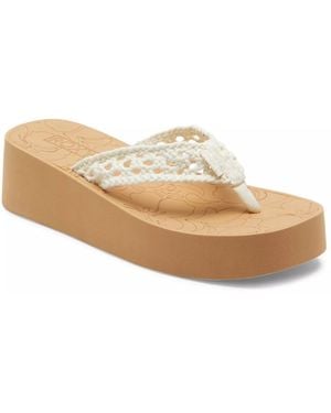 Roxy Playa Dia Wedge Sandal - Natural