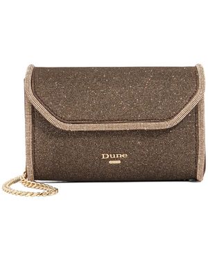 Dune Bellini Crossbody Clutch - Metallic