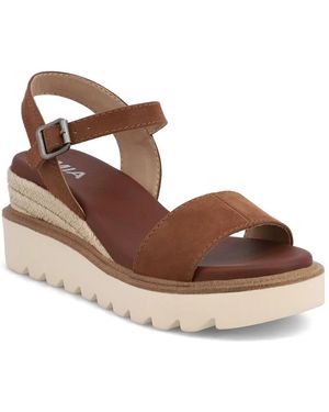 MIA Ophidia Wedge Sandal - Brown