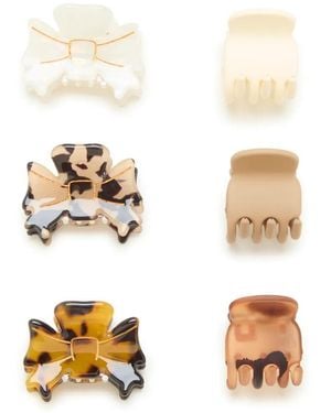 Kelly & Katie Mini Hair Clip Set 6 Pack - Black