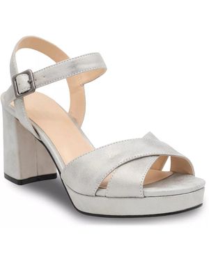 Paradox London Landon Platform Sandal - Metallic